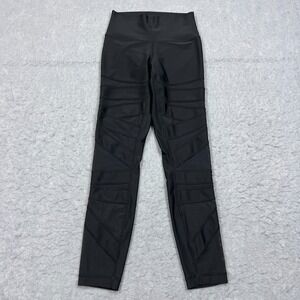 Lululemon High Times Crop Tech Mesh Pant Women's 6* Black Yoga‎ Athletica W5BOBS